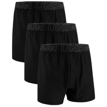 Calzoncillos bóxer para hombre Under Armour Lounge Tech Mesh Boxer - 6 negro black