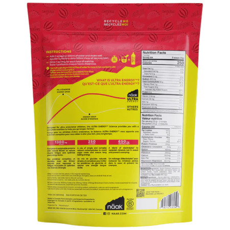 Bebida energética Näak Watermelon - Ultra Energy™ Drink Mix (720g)