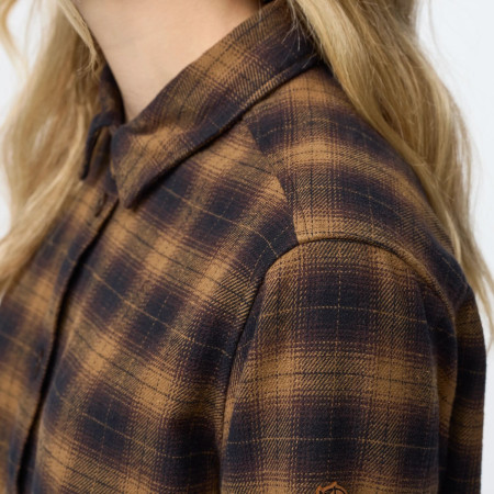 Camisa de mujer Fjällräven Övik Boxy Flannel Shirt W