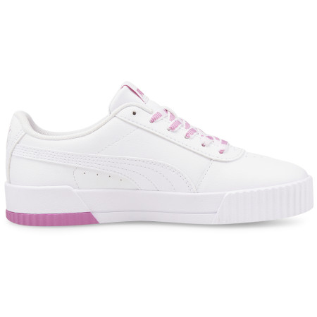 Calzado de mujer Puma Carina Logomania blanco/rosa white