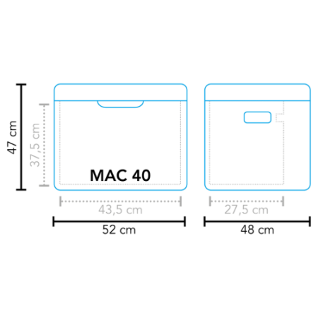 Caja de refrigeración Mestic Absoprtion MAC-40 AC/DC
