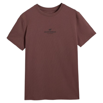 Camiseta de hombre 4F Tshirt M2961 marrón DARK BROWN