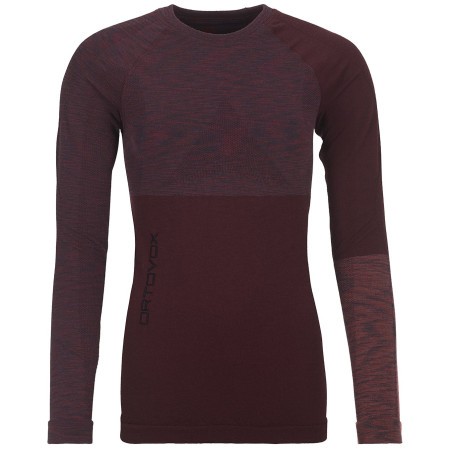 Camiseta de mujer Ortovox 230 Merino Competition LS W burdeos Darkwineblend