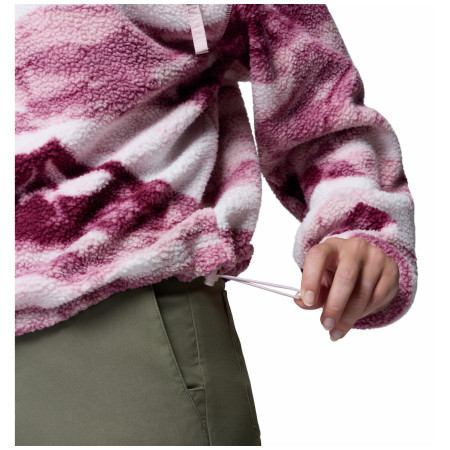 Sudadera de mujer Columbia Helvetia™ II Printed Cropped Half Snap