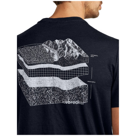 Camiseta de hombre Icebreaker Men Merino 150 Tech Lite SS Tee Evolving Layers