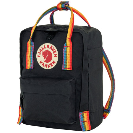 Mochila Fjällräven Kånken Rainbow Mini negro Black-Rainbow Pattern