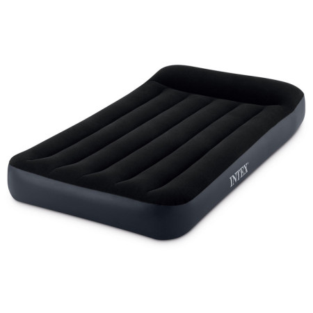 Colchón hinchable Intex Twin Dura-Beam Pillow Rest negro