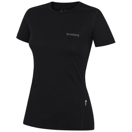 Camiseta de mujer Zulu Merino 160 Short 4C negro black