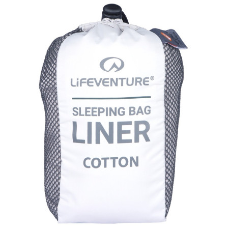 Forro para saco de dormir LifeVenture Cotton Sleeping Bag Liner, Rectangular