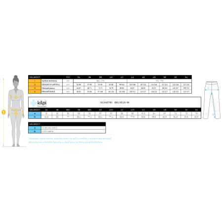 Pantalones de mujer Kilpi Belvela-W (2024)