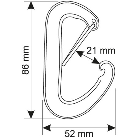Mosquetón Camp Nano 22