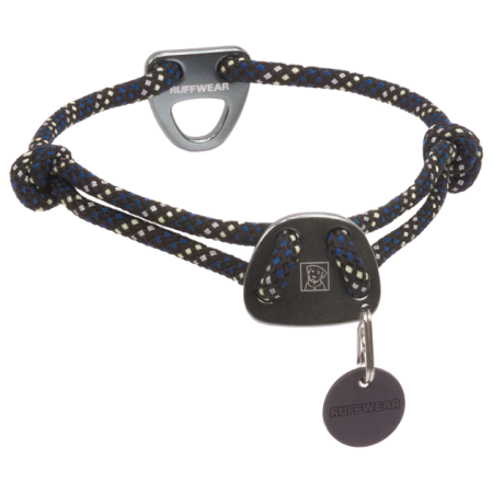 Collar para perro Ruffwear Knot-a-Collar™ negro Obsidian Black
