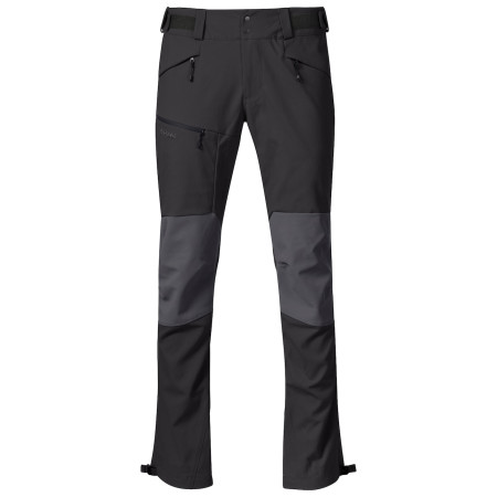 Pantalones de hombre Bergans Fjorda Trekking Hybrid Pants negro/gris Solid Charcoal/Solid Dark Grey