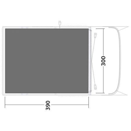 Suelo debajo de tienda de campaña Outwell Footprint Flagstaff / Nashville / Monterey 5 Air