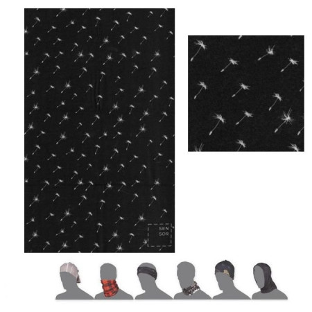 Pañuelo Sensor Tube Pattern negro/blanco