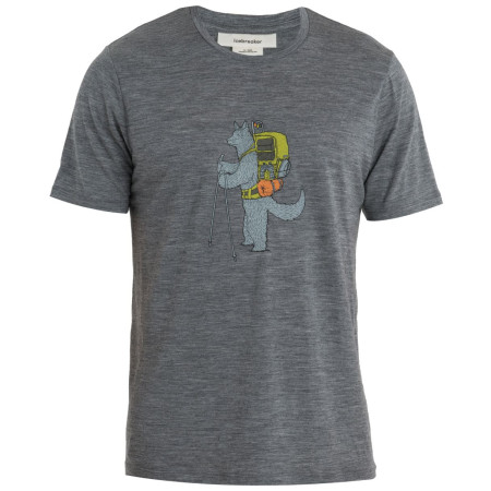 Camiseta de hombre Icebreaker M Mer 150 Tech Lite II SS Tee Tech Head gris Gritstone Hthr