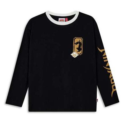 Camiseta para niños Lego Wear Lwtaj 709 Black negro Black