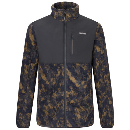 Sudadera funcional de hombre Regatta Morran WR fleece camuflaje TextrdPr/Blk