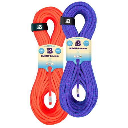 Cuerda Beal Sunup 2x60 m violeta/naranja