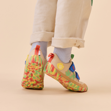 Calzado para niños Affenzahn Sneaker Cotton Happy