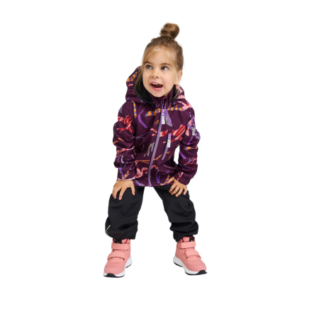 Chaqueta softshell para niños Reima Vantti Deep Purple