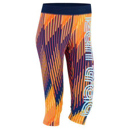 Mallas de tres cuartos para mujer Kari Traa Maiken Capri amarillo/azul Marin