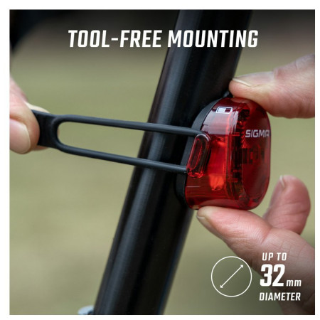 Luz delantera / trasera Sigma Buster 150 + Nugget II. Flash