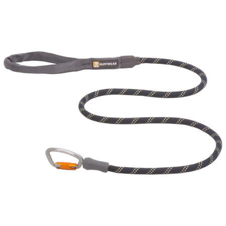 Correa para perro Ruffwear Knot-a-Leash™ negro Obsidian Black