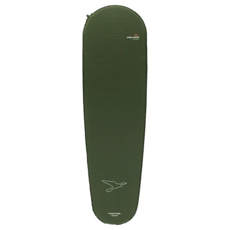 Colchoneta autohinchable Easy Camp Kestrel Mat Single 3.8 cm verde