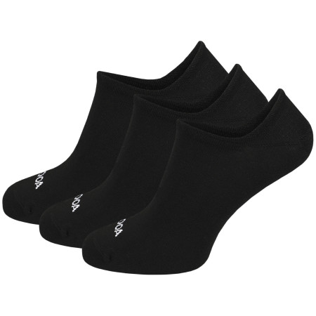 Calcetines MOOA Essential Invisible 3-pack negro black