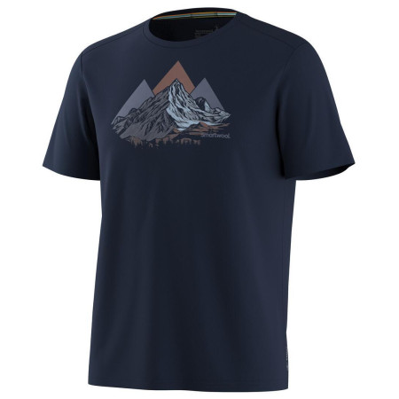 Camiseta funcional de hombre Smartwool Triangle Mountain Active Short Sleeve Graphic Tee