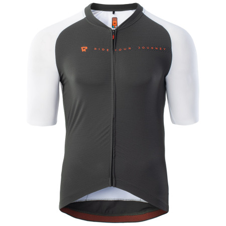Maillot de ciclismo de hombre Radvik Echo Gts blanco/negro Bright White/Forest Night