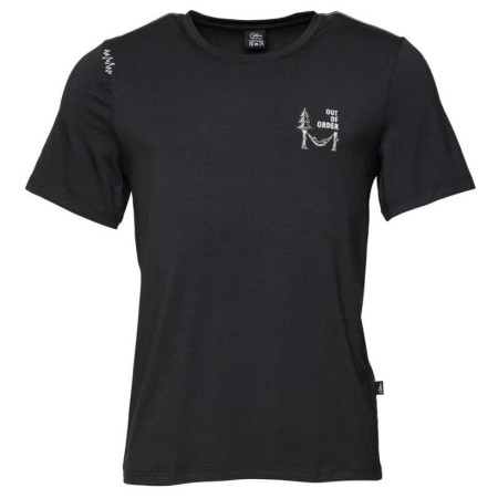 Camiseta de hombre Chillaz Out Of Order negro black
