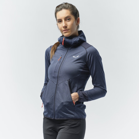 Chaqueta de mujer Salewa Agner Hybrid Pl/Dst W Fz Hdy