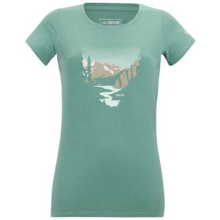 Camiseta de mujer Regatta Women's Breezed verde Ivy Moss