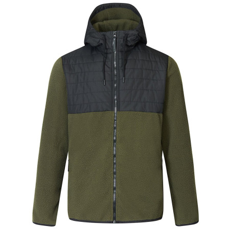 Chaqueta híbrida para hombre Regatta Frankie Borg Hybrid khaki/negro DarkKhak/Blk