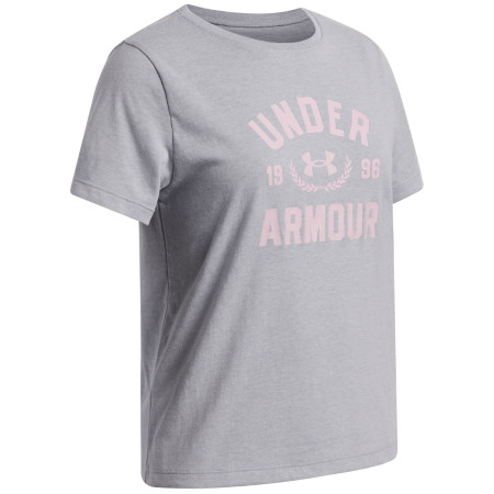 Camiseta funcional para niños Under Armour UA G Varsity SS Mod Gray Light Heather