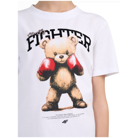 Camiseta para niños 4F Tshirt F3530 White