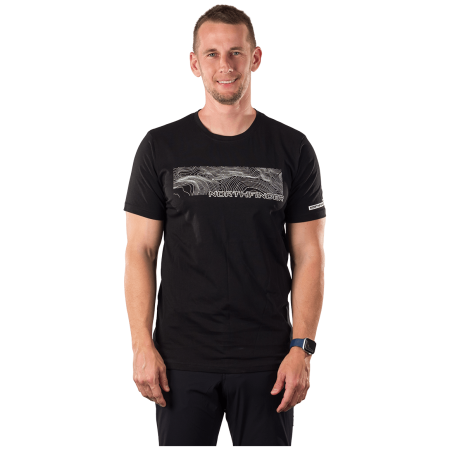 Camiseta de hombre Northfinder Amad negro čierna