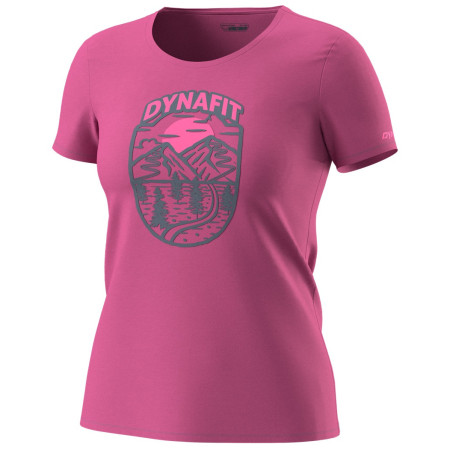 Camiseta de mujer Dynafit Graphic Co W S/S Tee rosa 6A51 - magenta/HORIZON
