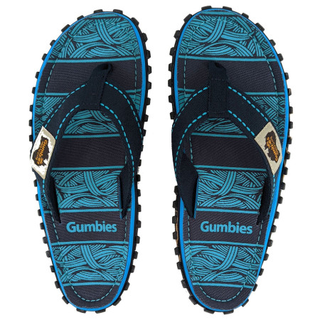 Chanclas Gumbies Islander Navy Waves azul