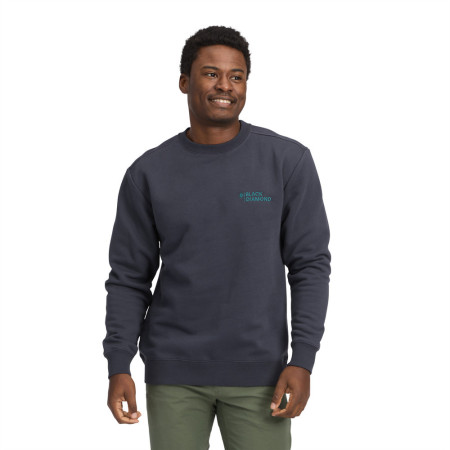 Sudadera de hombre Black Diamond M Mini Stacked Crewneck