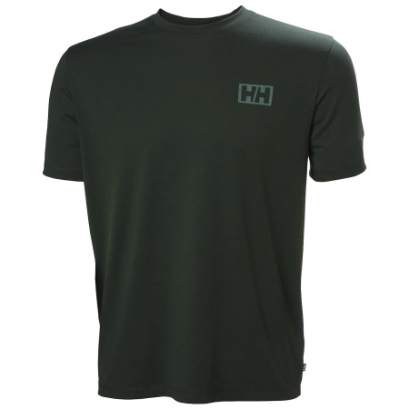 Camiseta de hombre Helly Hansen Skog Graphic T-Shirt verde 418 Dark Jungle