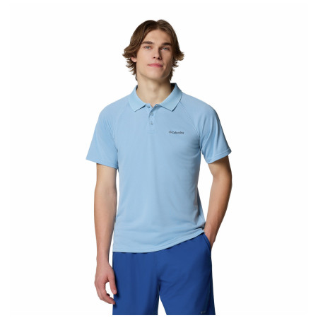 Camiseta de hombre Columbia Alpine Chill™ Pro Polo azul claro Ripple Blue