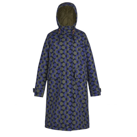 Chaqueta de mujer Regatta Orla Long Length WP azul/negro FrFlBl(DkOl)
