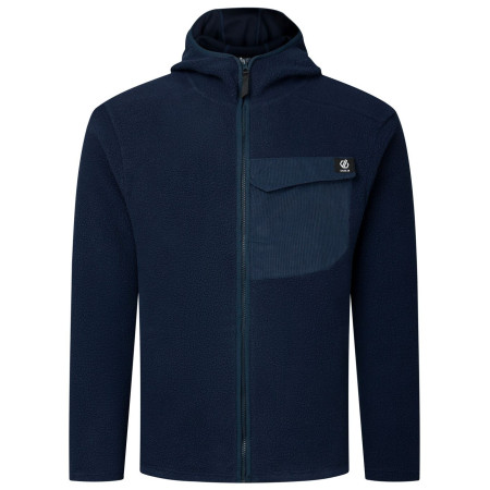 Sudadera de hombre Dare 2b Firn Hooded Borg Fleece azul oscuro Navy