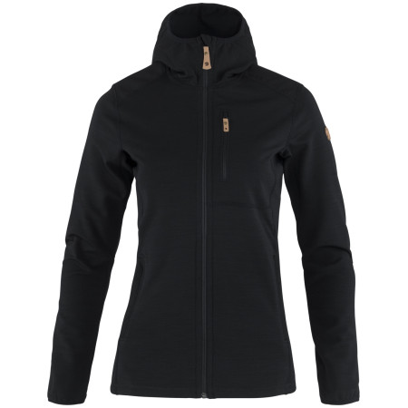 Sudadera de mujer Fjällräven Keb Fleece Hoodie W negro black