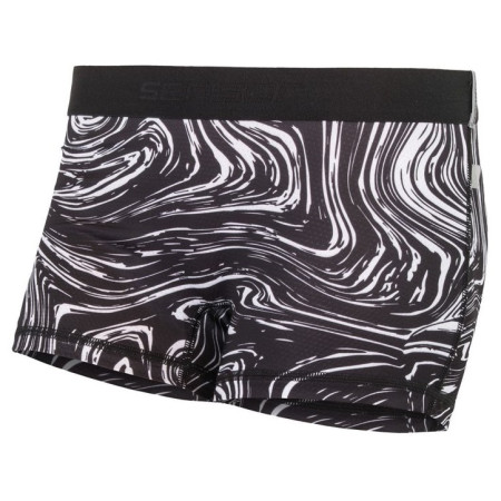 Pantalones de mujer Sensor Coolmax Impress negro/blanco Black/Sea