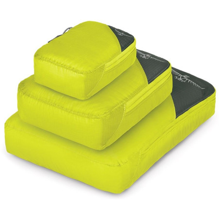 Juego de fundas Osprey Ultralight Packing Cube S/M/L verde Electriclim