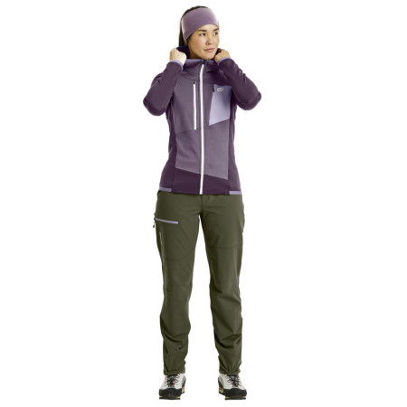 Sudadera de mujer Ortovox Fleece Grid Hoody W